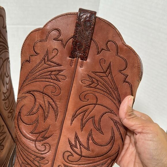 Ariat Women’s Cowboy Boots Festival Cowgirl Leather Sexy Concert Date Night - Picture 9 of 10